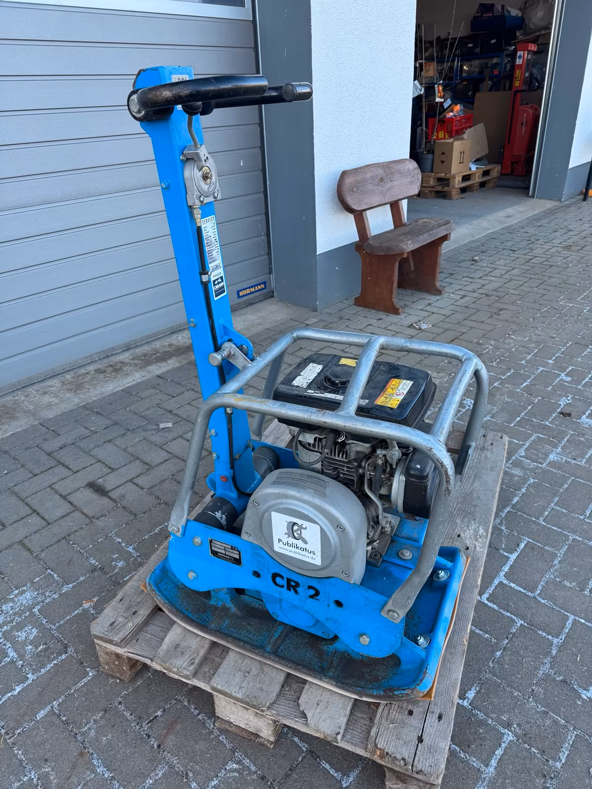 Rüttelplatte 132 kg Weber CR 2