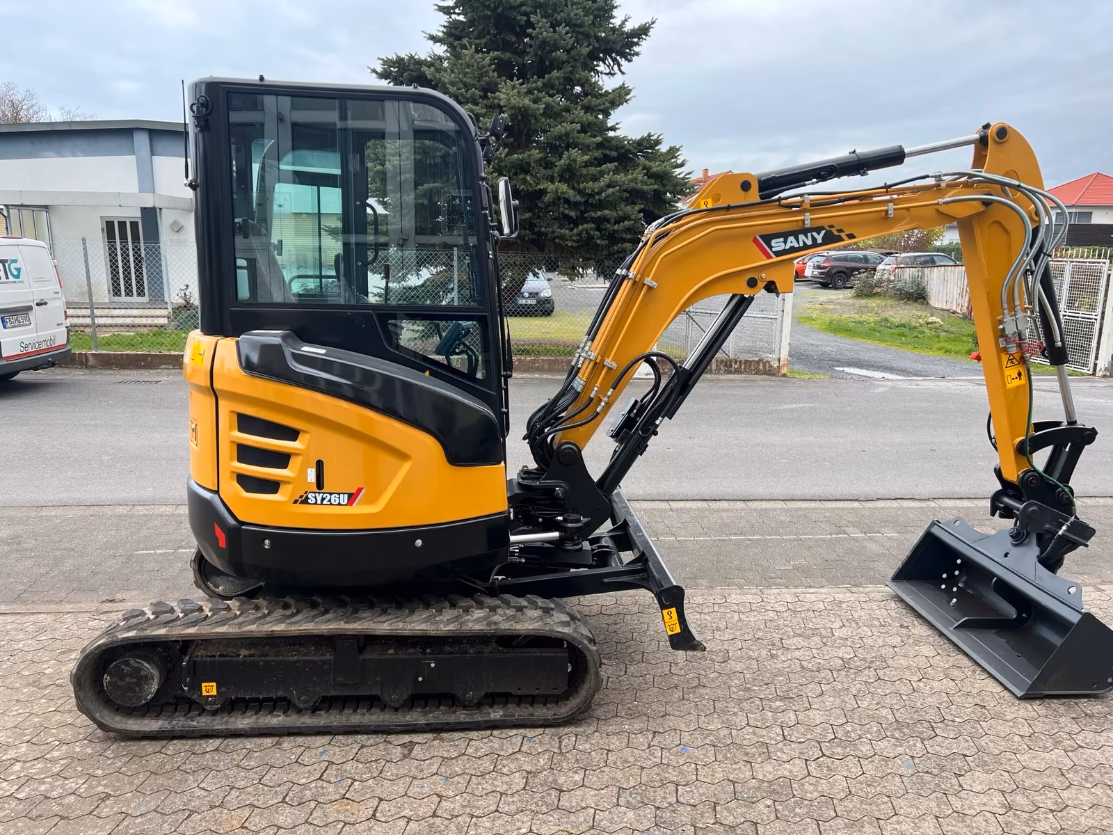 SANY SY26U Minibagger – 2,6 Tonnen Kompaktbagger mit Zubehör